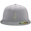 Flexfit 6210 Structured Flat Bill Fitted Hat Thumbnail