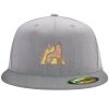 Flexfit 6210 Structured Flat Bill Fitted Hat Thumbnail