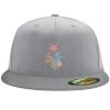 Flexfit 6210 Structured Flat Bill Fitted Hat Thumbnail