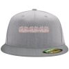 Flexfit 6210 Structured Flat Bill Fitted Hat Thumbnail