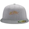 Flexfit 6210 Structured Flat Bill Fitted Hat Thumbnail