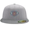 Flexfit 6210 Structured Flat Bill Fitted Hat Thumbnail