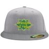 Flexfit 6210 Structured Flat Bill Fitted Hat Thumbnail