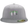Flexfit 6210 Structured Flat Bill Fitted Hat Thumbnail