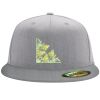 Flexfit 6210 Structured Flat Bill Fitted Hat Thumbnail