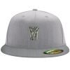 Flexfit 6210 Structured Flat Bill Fitted Hat Thumbnail