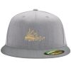 Flexfit 6210 Structured Flat Bill Fitted Hat Thumbnail