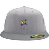 Flexfit 6210 Structured Flat Bill Fitted Hat Thumbnail