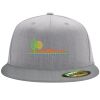 Flexfit 6210 Structured Flat Bill Fitted Hat Thumbnail