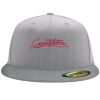 Flexfit 6210 Structured Flat Bill Fitted Hat Thumbnail