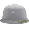 Flexfit 6210 Structured Flat Bill Fitted Hat Thumbnail