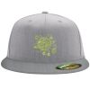 Flexfit 6210 Structured Flat Bill Fitted Hat Thumbnail