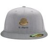 Flexfit 6210 Structured Flat Bill Fitted Hat Thumbnail