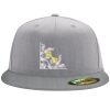 Flexfit 6210 Structured Flat Bill Fitted Hat Thumbnail