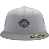 Flexfit 6210 Structured Flat Bill Fitted Hat Thumbnail