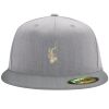 Flexfit 6210 Structured Flat Bill Fitted Hat Thumbnail