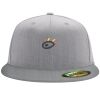 Flexfit 6210 Structured Flat Bill Fitted Hat Thumbnail