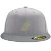 Flexfit 6210 Structured Flat Bill Fitted Hat Thumbnail