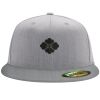 Flexfit 6210 Structured Flat Bill Fitted Hat Thumbnail