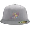 Flexfit 6210 Structured Flat Bill Fitted Hat Thumbnail