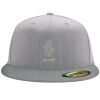 Flexfit 6210 Structured Flat Bill Fitted Hat Thumbnail