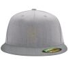 Flexfit 6210 Structured Flat Bill Fitted Hat Thumbnail