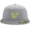Flexfit 6210 Structured Flat Bill Fitted Hat Thumbnail