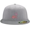 Flexfit 6210 Structured Flat Bill Fitted Hat Thumbnail