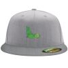Flexfit 6210 Structured Flat Bill Fitted Hat Thumbnail