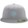 Flexfit 6210 Structured Flat Bill Fitted Hat Thumbnail
