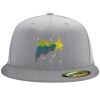Flexfit 6210 Structured Flat Bill Fitted Hat Thumbnail