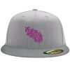 Flexfit 6210 Structured Flat Bill Fitted Hat Thumbnail