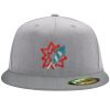 Flexfit 6210 Structured Flat Bill Fitted Hat Thumbnail