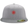 Flexfit 6210 Structured Flat Bill Fitted Hat Thumbnail