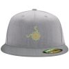 Flexfit 6210 Structured Flat Bill Fitted Hat Thumbnail