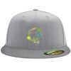 Flexfit 6210 Structured Flat Bill Fitted Hat Thumbnail