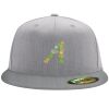 Flexfit 6210 Structured Flat Bill Fitted Hat Thumbnail