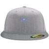 Flexfit 6210 Structured Flat Bill Fitted Hat Thumbnail