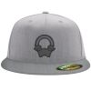 Flexfit 6210 Structured Flat Bill Fitted Hat Thumbnail