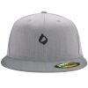 Flexfit 6210 Structured Flat Bill Fitted Hat Thumbnail