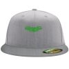 Flexfit 6210 Structured Flat Bill Fitted Hat Thumbnail