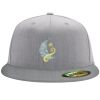 Flexfit 6210 Structured Flat Bill Fitted Hat Thumbnail