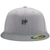 Flexfit 6210 Structured Flat Bill Fitted Hat Thumbnail