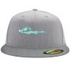 Flexfit 6210 Structured Flat Bill Fitted Hat Thumbnail