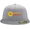 Flexfit 6210 Structured Flat Bill Fitted Hat Thumbnail