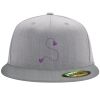 Flexfit 6210 Structured Flat Bill Fitted Hat Thumbnail