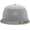 Flexfit 6210 Structured Flat Bill Fitted Hat Thumbnail