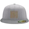 Flexfit 6210 Structured Flat Bill Fitted Hat Thumbnail