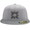 Flexfit 6210 Structured Flat Bill Fitted Hat Thumbnail