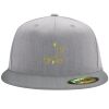 Flexfit 6210 Structured Flat Bill Fitted Hat Thumbnail